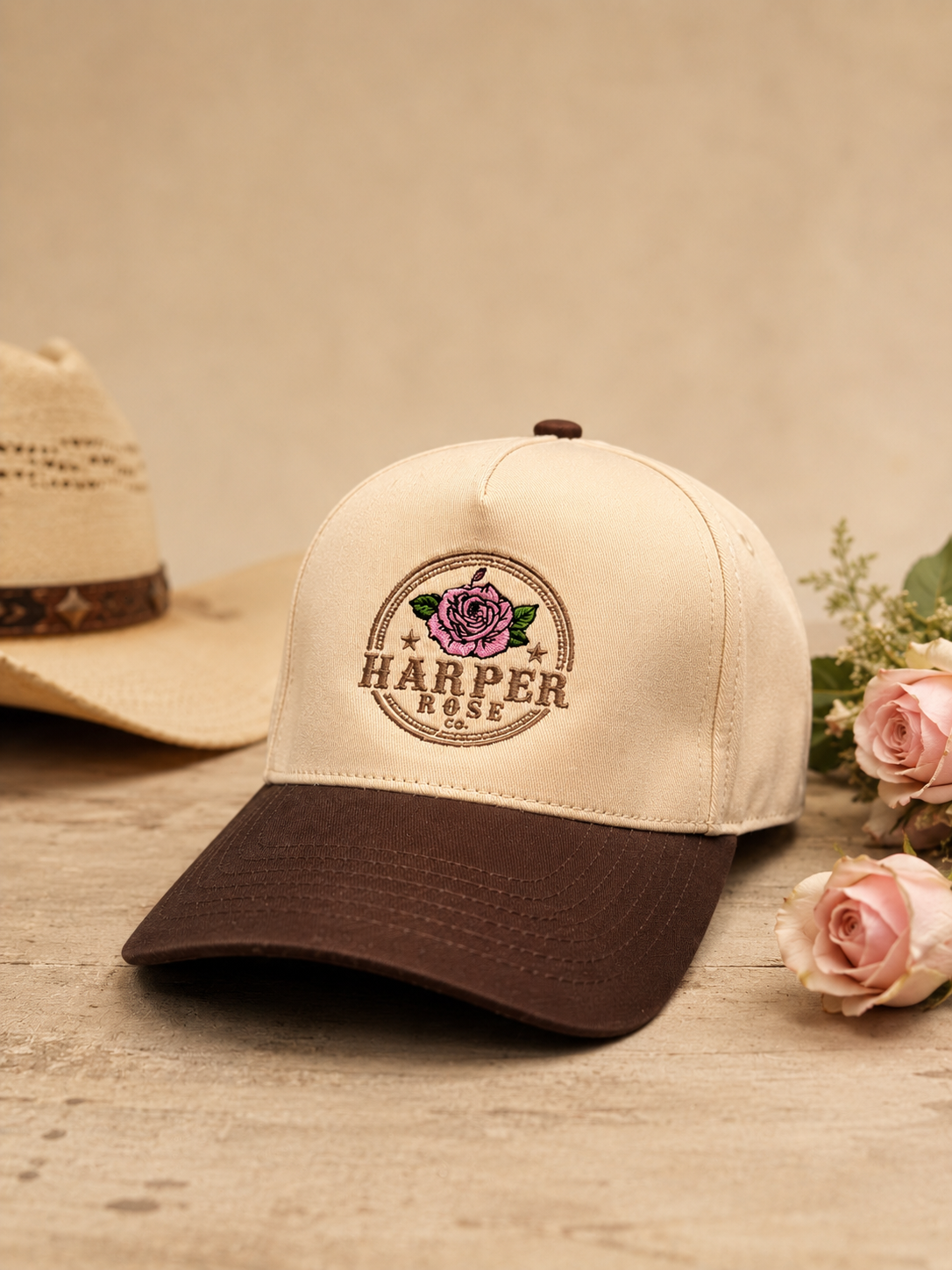 Harper Rose + Co Trucker Hat Tan